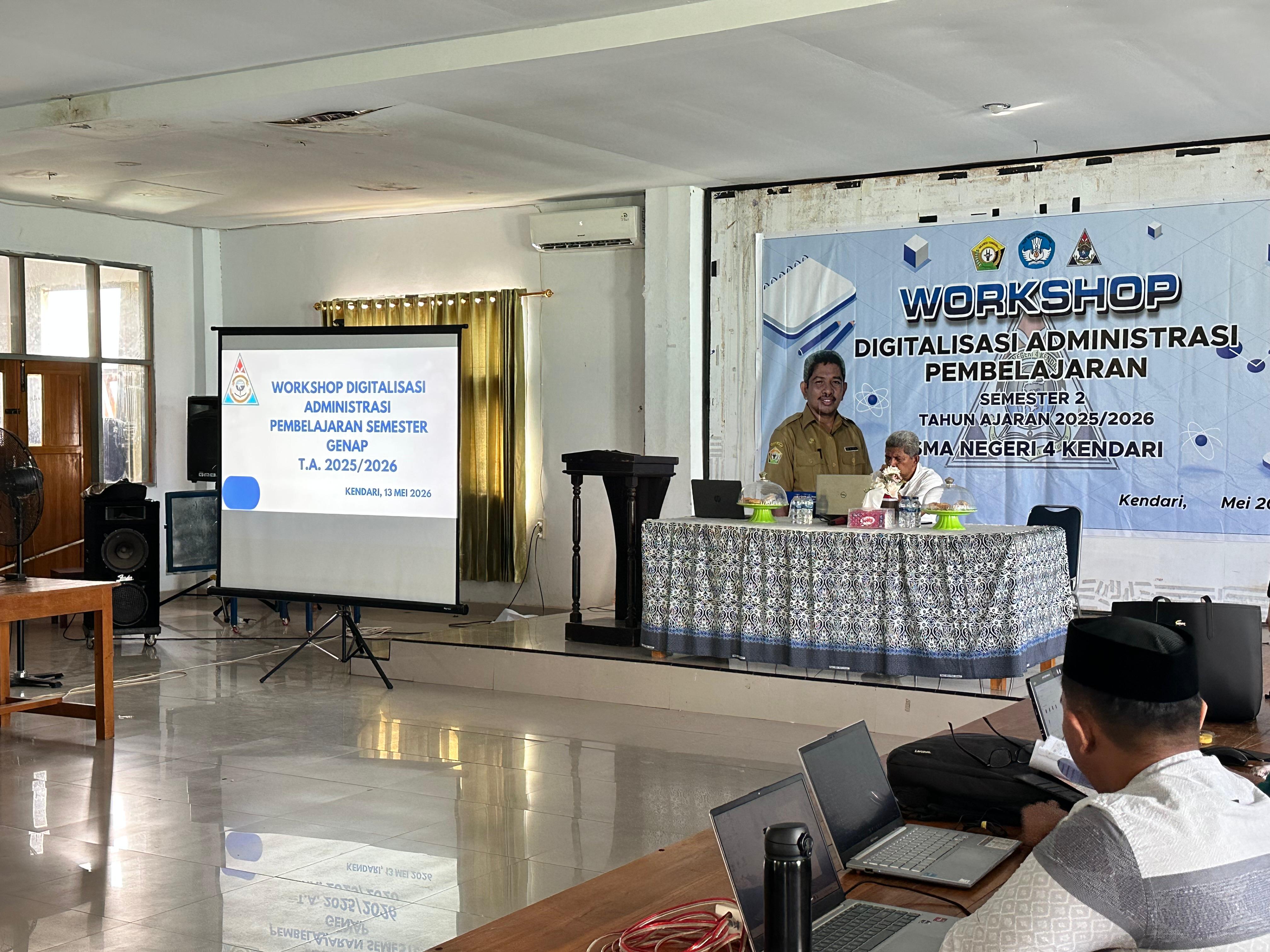 WORKSHOP DIGITALISASI ADMINISTRASI PEMBELAJARAN
