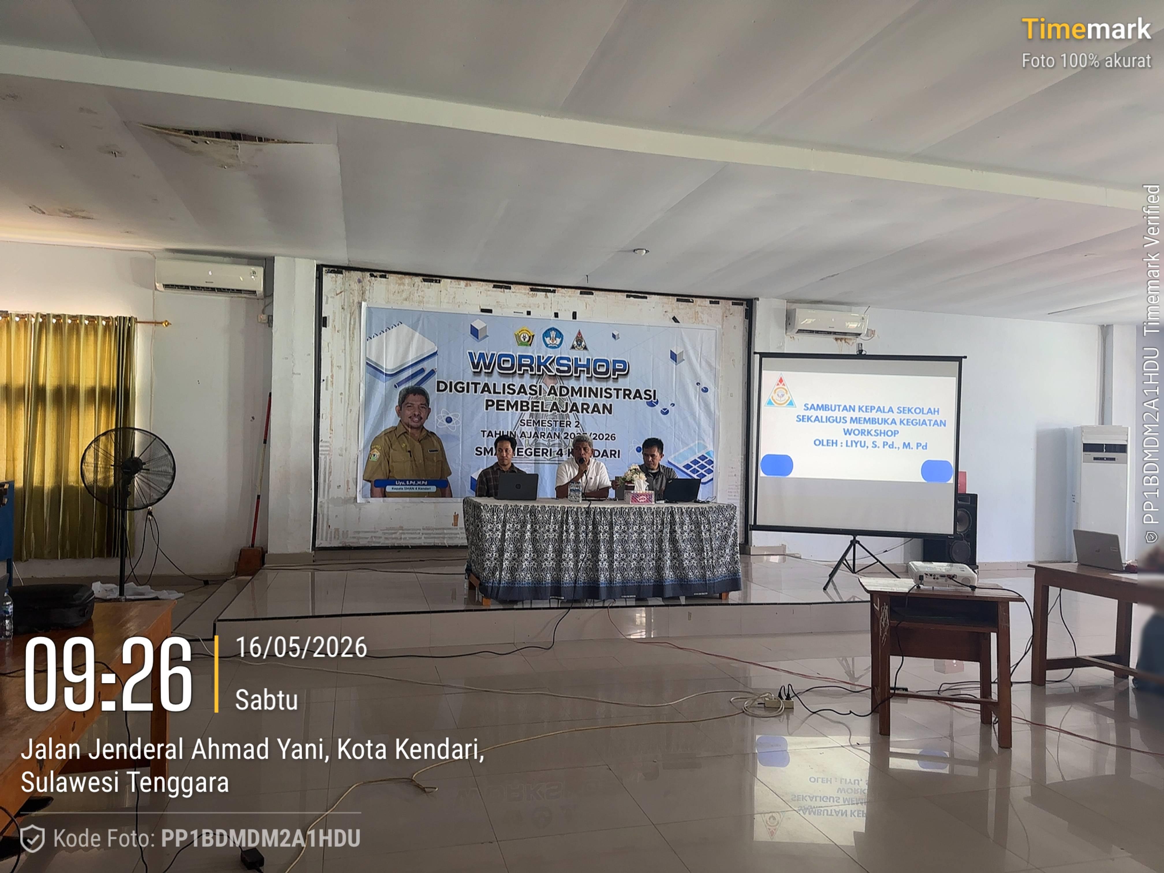 WORKSHOP DIGITALISASI ADMINISTRASI PEMBELAJARAN