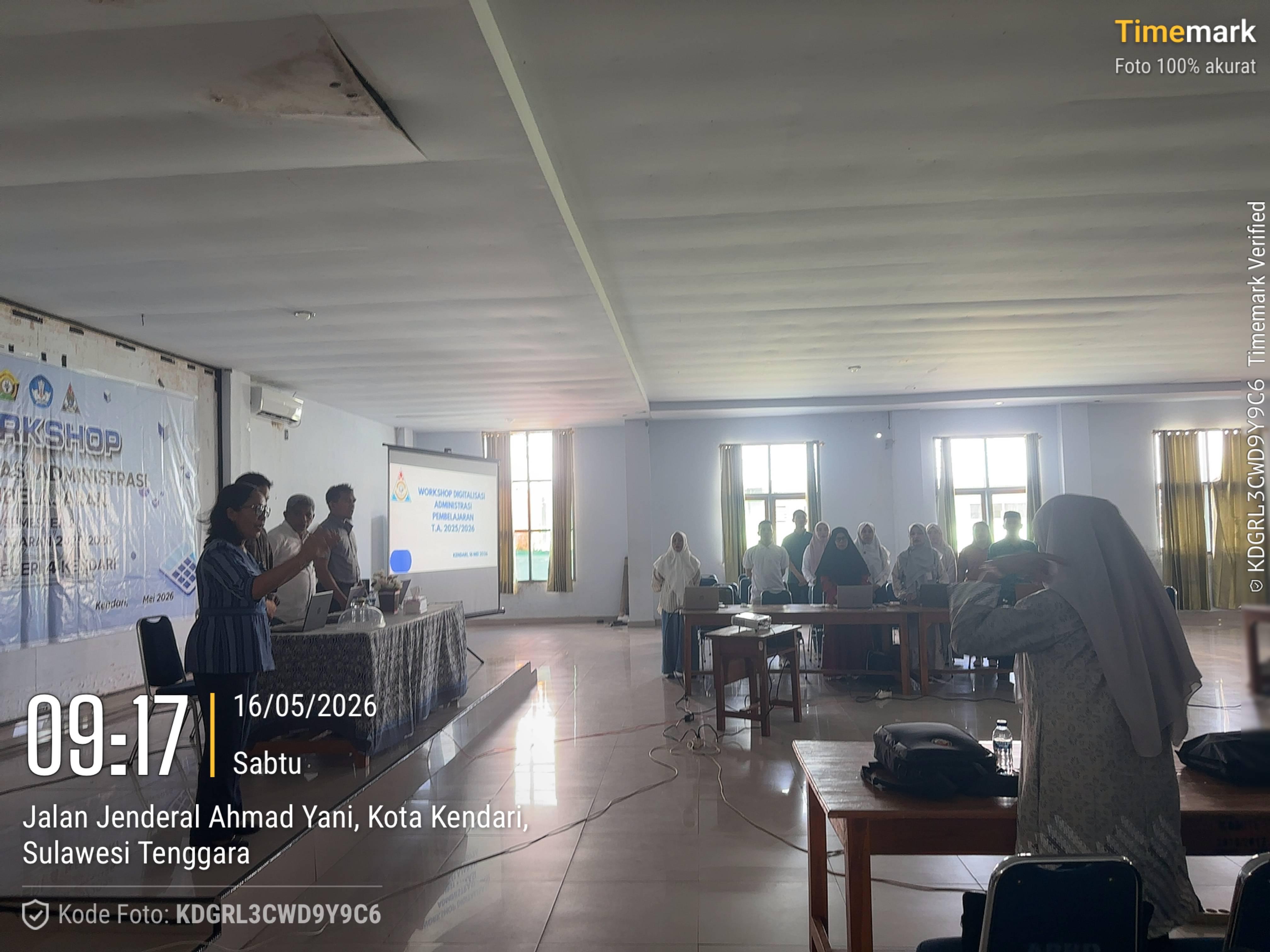 WORKSHOP DIGITALISASI ADMINISTRASI PEMBELAJARAN