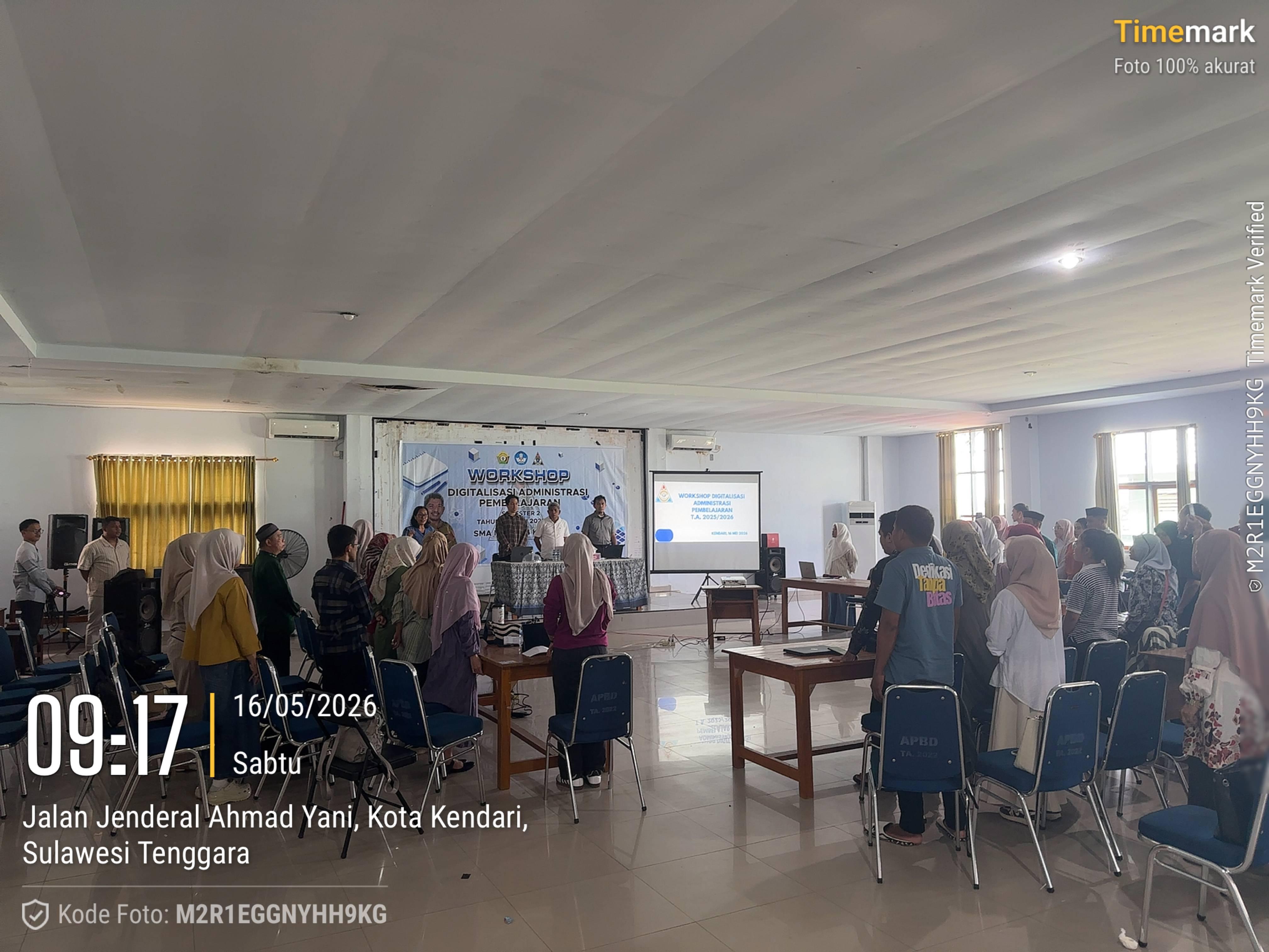 WORKSHOP DIGITALISASI ADMINISTRASI PEMBELAJARAN