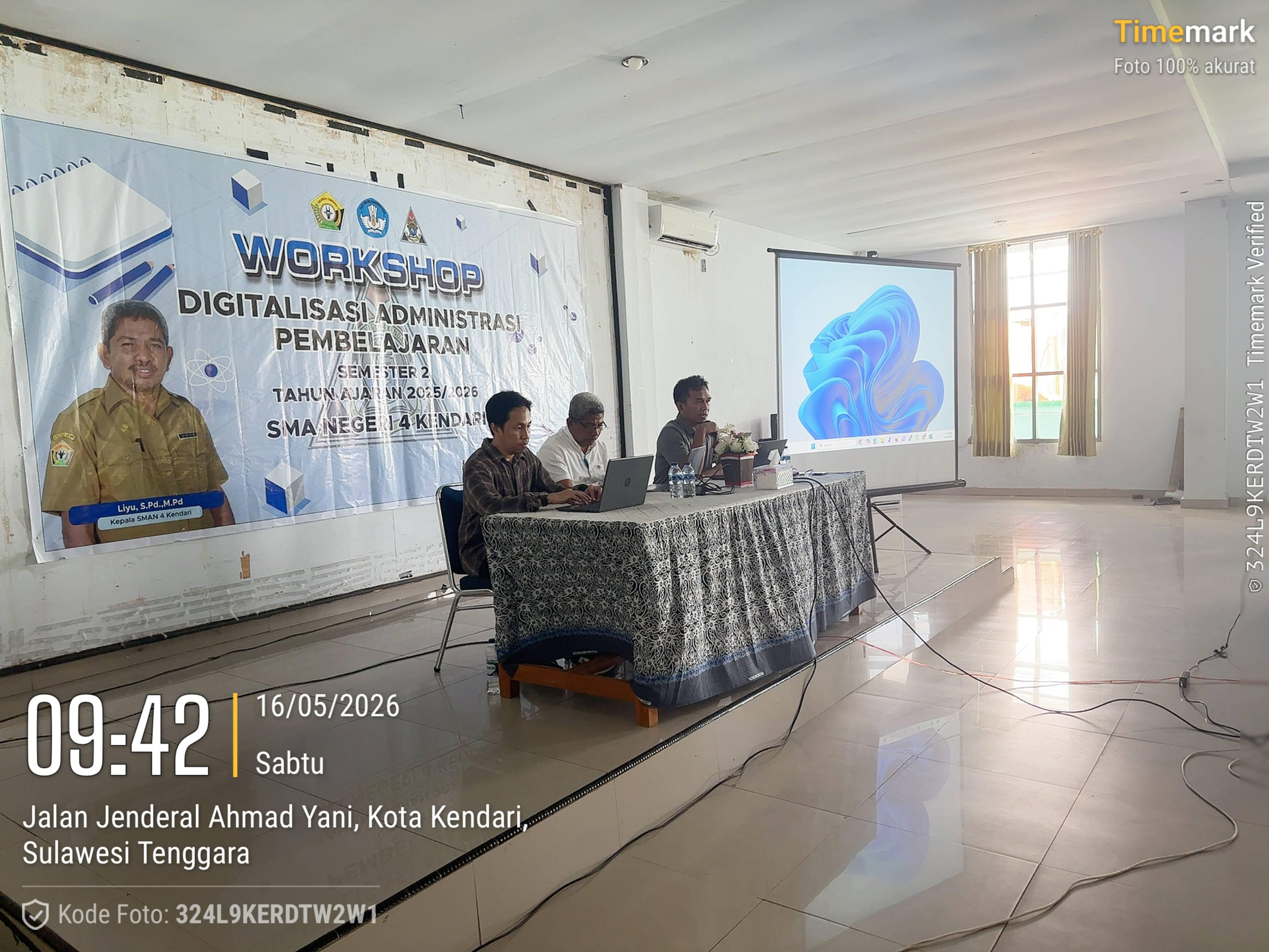 WORKSHOP DIGITALISASI ADMINISTRASI PEMBELAJARAN