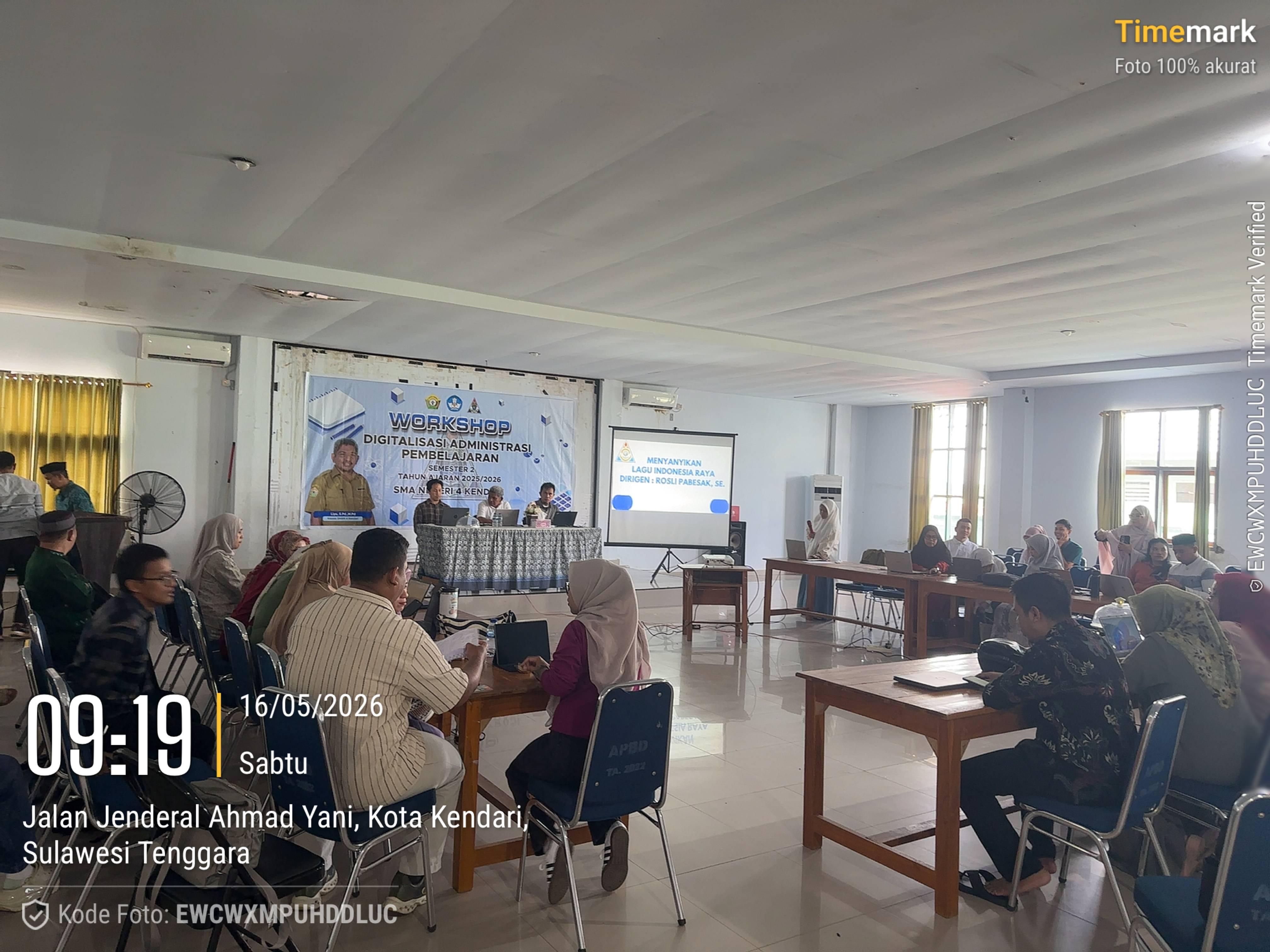 WORKSHOP DIGITALISASI ADMINISTRASI PEMBELAJARAN